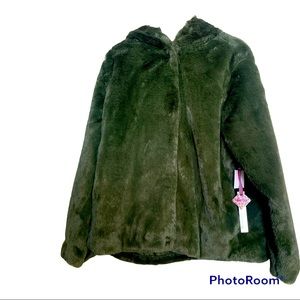 PINK PLATINUM - FAUX FUR JACKET